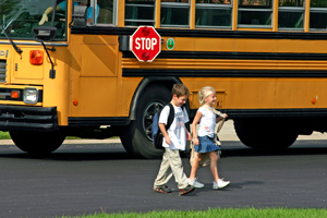 Children Crossing Street