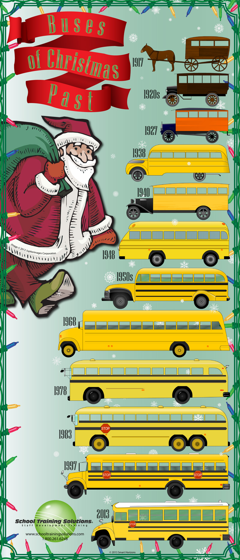 Buses of Christmas Past