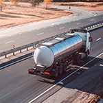 Tanker truck onhighway